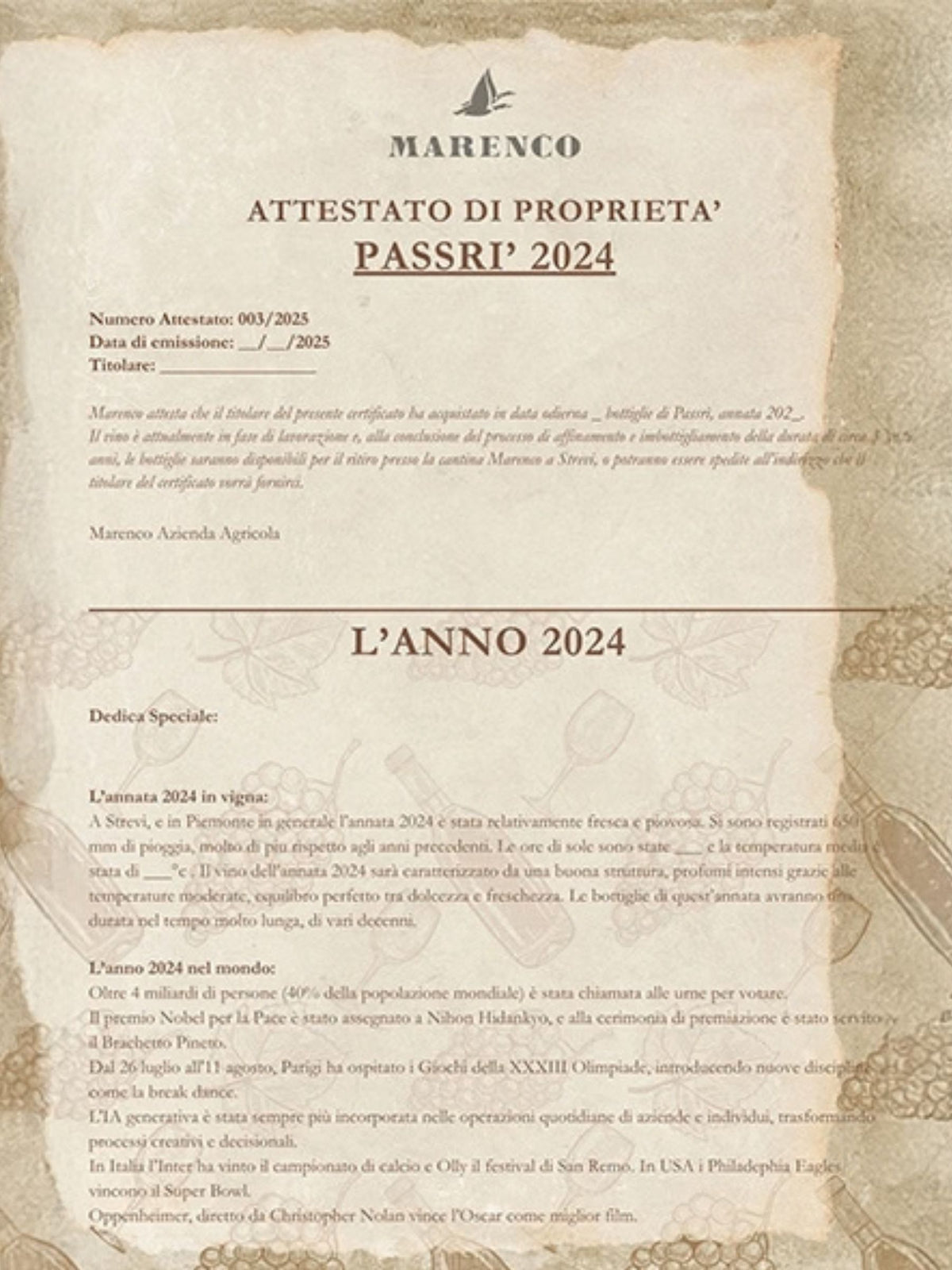 Passrì En Primeur